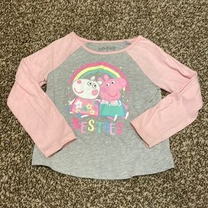 Long sleeve peppa pig shirt